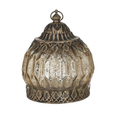 Felinar decor cu LED Golden 12 cm x 16 cm foto