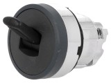 Comutator basculant 22mm negru 2 poziții