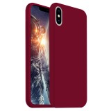 Husa APPLE iPhone X \ XS - Silicone Cover (Visiniu) Blister