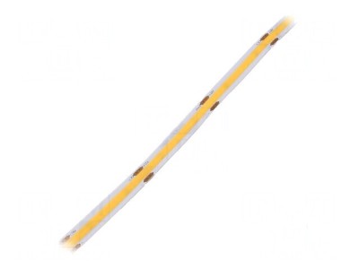 Banda LED COB alb cald 320 LED/m 8mm IP20 180&amp;deg; 8W/m 24VDC foto