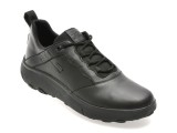 Pantofi sport GEOX negri, U46HFA, din piele naturala
