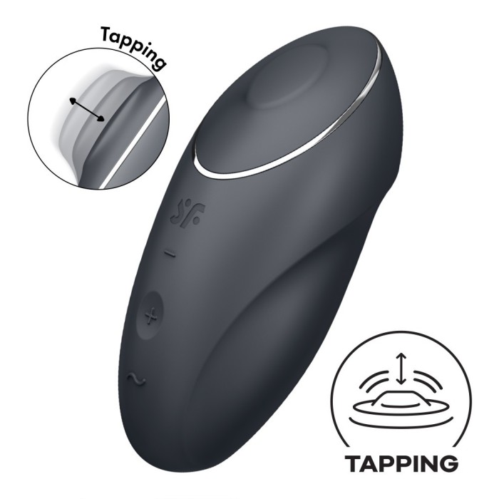 Vibrator Clitoridian Tap &amp;amp;amp;amp; Climax 1, Gri Inchis