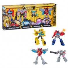 Transformers Buzzworthy Bumblebee Set 4 figurine Warrior Class (Optimus Prime, Bumblebee, Megatron, Starscream) 14 cm foto