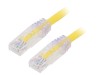 Cablu patch cord U/UTP Cat 6 5m galben