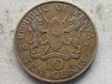 KENYA-10 CENTS 1971