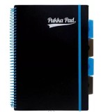 Caiet cu Spirala si Separatoare Pukka Pad Project Book, Coperta Albastra
