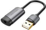 PLACI de SUNET Vention USB External Sound Card 0.15M Gray Metal Type(OMTP-CTIA), &quot;CDJHB&quot; (timbru verde 0.08 lei)