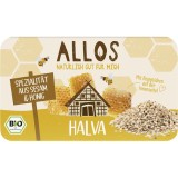 Halva Bio cu Miere Allos - Produs Ecologic din Pasta de Susan