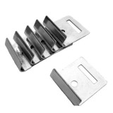 Set 6 carlige din otel galvanizat Peruzzo 933 pentru fixare sigura