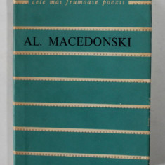 AL. MACEDONSKI , VERSURI , editie de ADRIAN MARINO , desen de MARCELA CORDESCU , COLECTIA '' CELE MAI FRUMOASE POEZII '' , NR. 94 , 1967 , FORMAT REDU