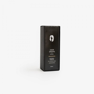 Ulei natural de par pentru scalp sensibil, fara miros, 30ml, SOLIDU foto