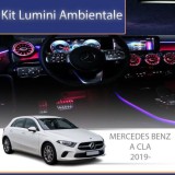 Lumini ambientale Mercedes A W177 CLA W118 set complet control telefon sau sistem original CarStore Technology