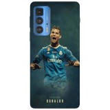 Husa compatibila cu Motorola G100 model Cristiano Ronaldo, Silicon, TPU, Viceversa, Transparent, Carcasa