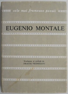 Poeme alese &amp;ndash; Eugenio Montale foto