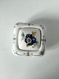 * Caseta miniatura, portelan, Fiore D&#039;Arancio Terni, 5.5x5.5x3cm