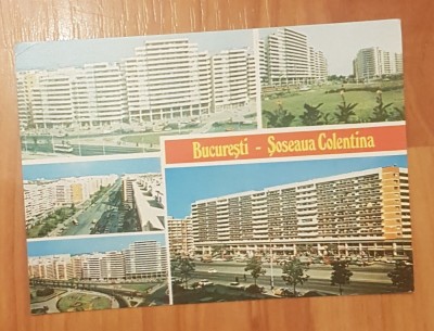 Carte postala (vedere) Bucuresti - Soseaua Colentina. Necirculata foto