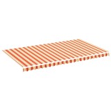 Cumpara ieftin Panza de rezerva copertina, galben si portocaliu, 600x350 cm, poliester