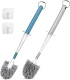 Set 2 perii de toaleta Tuugotouu, ABS/PP, albastru/gri, 40,5 x 7,5 cm