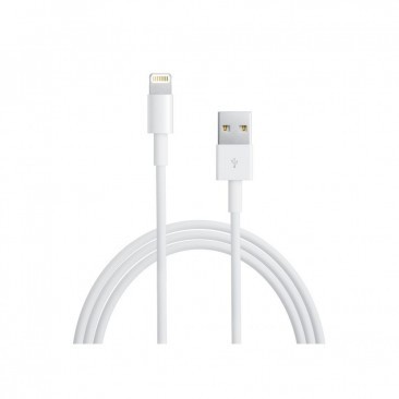 CABLU DE DATE (14045) LIGHTING APPLE IPHONE 5/6/7, 1ML, ALB BULK foto
