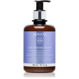 Apivita Cleansing Foam Face &amp; Eyes spuma demachianta cu o textura cremoasa pentru față și ochi 300 ml