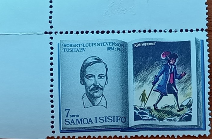 SAMOA I SISIFO-1969-&#039;&#039;ANIV. SCRIITOR:BALFUR STIVENSON&#039;&#039;--1Timbre.&#039;&#039;NNH-NEstamp&#039;&#039;.-VEZI SCAN
