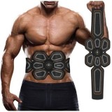 Centura electrostimulare Six Pack EMS GOLDTIN, pentru abdomen si solduri, Oem