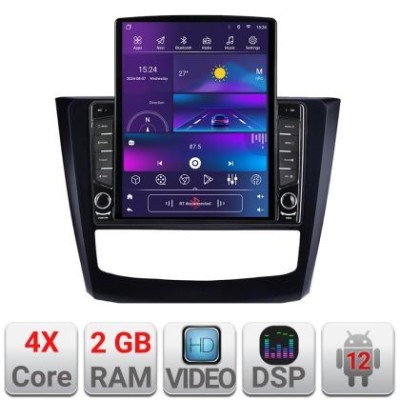 Navigatie Renault Kadjar facelift 2019-2022 dedicata Android radio gps internet quad core 2+32 ecran vertical 9.7&amp;quot; kit-9030-facelift+EDT-E708+kit-9030 foto