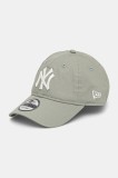 New Era șapcă de baseball din bumbac culoarea verde, neted, 60595475
