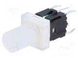 Comutator tastatură HIGHLY ELECTRIC Poz: 2 SPST-NO 0,05A/12VDC cu LED incolor