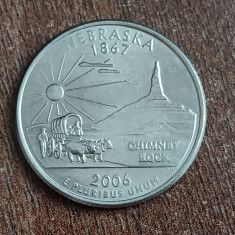 M3 C50 - Quarter dollar - sfert dolar - 2006 - Nebraska - P - America USA
