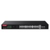 Switch 24 porturi Gigabit PoE, 2 x RJ45 Uplink Gigabit, 2 x SFP Gigabit, 1U - IP-COM G1128P-24-410W