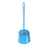 Perie WC Tina SZ-147, plastic, alb / bleu / bej