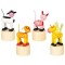 Animalute mobile din lemn - 4 modele asortate