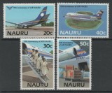 Nauru 1985 - Air Nauru, aviație, serie neuzata