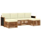 vidaXL Seturi de canapele Lemn Solid de Acacia 3384671