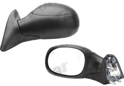 Oglinda exterioara Citroen Xsara Picasso (N68) 10.1999-2007 partea stanga Best Auto Vest crom convex carcasa neagra reglare electrica cu incalzire foto