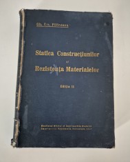 Carte veche Gh Em Filipescu Statica constructiunilor si Rezistenta Materialelor