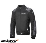 Geaca (jacheta) barbati pentru scuter - motocicleta Racing vara Seventy model SD-JR52 culoare: negru/camuflaj Negru/camuflaj XXL
