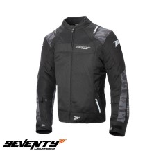 Geaca (jacheta) barbati pentru scuter - motocicleta Racing vara Seventy model SD-JR52 culoare: negru/camuflaj Negru/camuflaj XXXL