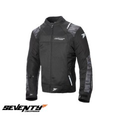 Geaca (jacheta) barbati pentru scuter - motocicleta Racing vara Seventy model SD-JR52 culoare: negru/camuflaj Negru/camuflaj XXXL
