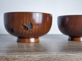 Doua boluri japoneze din lemn