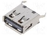 Conector USB A, versiune USB 2.0, drept, BEL FUSE - SS-52100-002