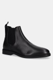 Gant ghete chelsea de piele Bidford culoarea negru, 31651143