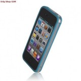 Husa Bumper Albastru pentru Samsung Galaxy Ace Duos S7560 / Trend Plus S7580, Plastic