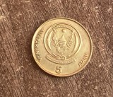C50 - Moneda foarte veche - Rwanda - 5 amafaranga - 2003, Africa
