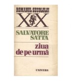 Salvatore Satta - Ziua de pe urma - 123979