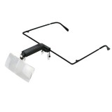 Lupa pentru ochelari Cu lampă LED - mărire 1,5x, 2,5x, 3,5x