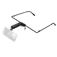 Lupa pentru ochelari Cu lampă LED - mărire 1,5x, 2,5x, 3,5x