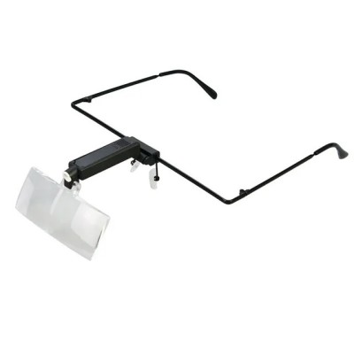 Lupa pentru ochelari Cu lampă LED - mărire 1,5x, 2,5x, 3,5x foto