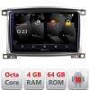Navigatie Toyota Land Cruiser L100 2002-2008 5510-L100 Android Octa Core 720p 4+64 DSP 360 camera carplay android auto v1 CarStore Technology